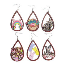 Load image into Gallery viewer, *RTS* Wooden Easter Teardrops
