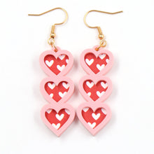 Load image into Gallery viewer, *RTS*  Acrylic Heart Dangles
