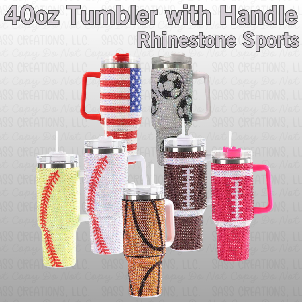 Rhinestone Sport Tumblers