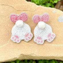 Load image into Gallery viewer, RTS Easter Hand Beaded Earrings
