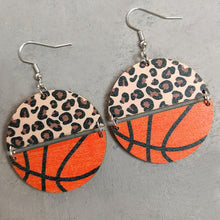 Load image into Gallery viewer, *RTS* Wooden Sports Earrings
