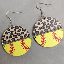 Load image into Gallery viewer, *RTS* Wooden Sports Earrings
