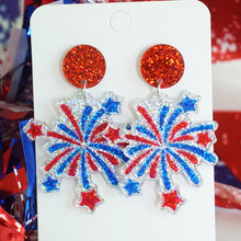 Load image into Gallery viewer, *RTS: Acrylic USA Drop Studs*
