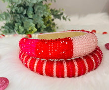 Load image into Gallery viewer, *RTS* Glamour Pink Beaded Headbands
