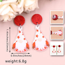 Load image into Gallery viewer, *RTS* Acrylic Gnome Earrings
