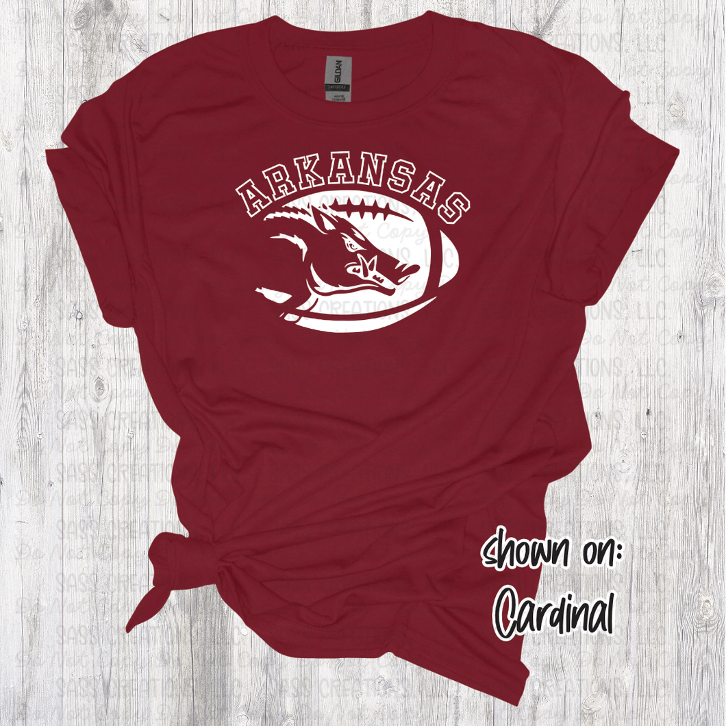 Arkansas Football Short Sleeve TShirt