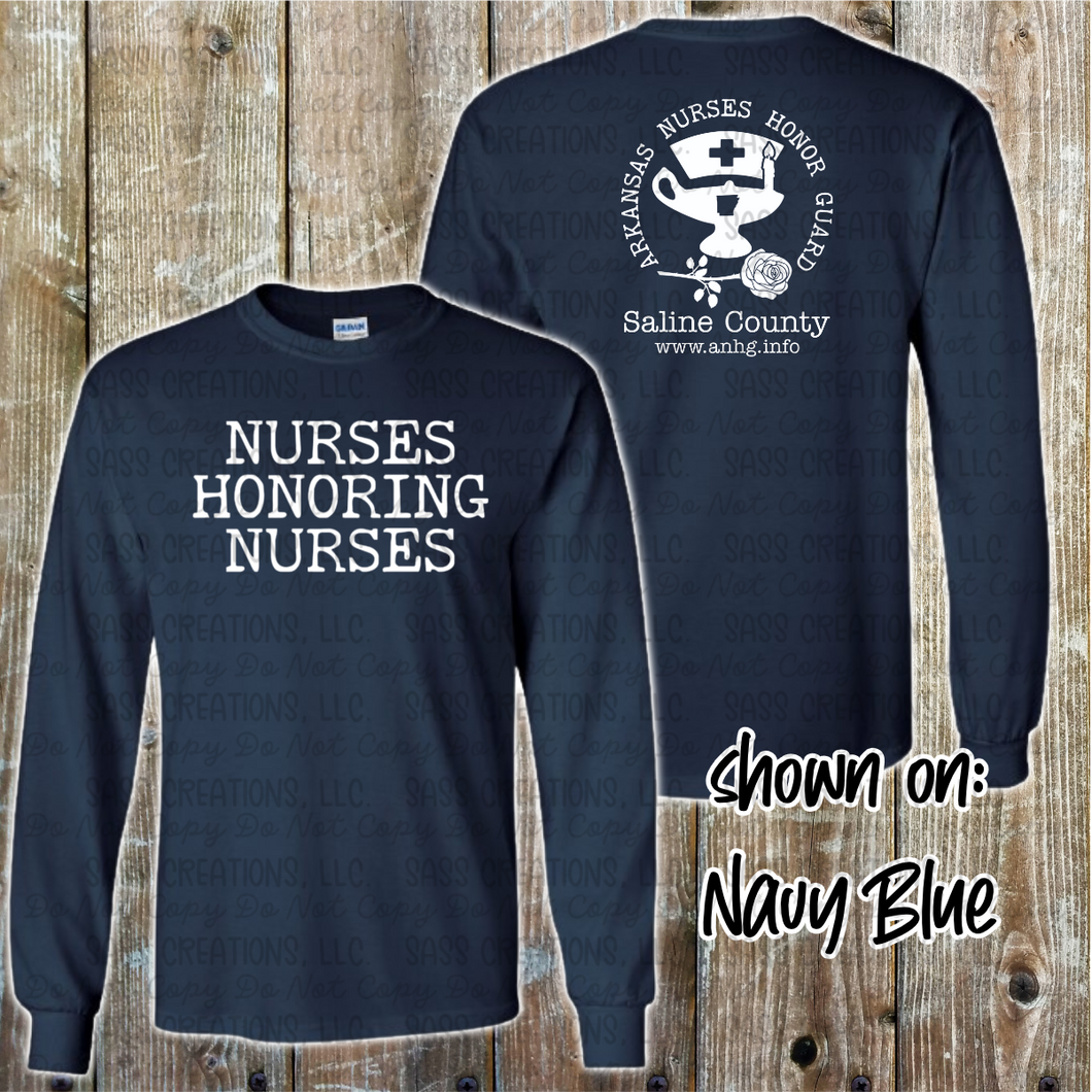 Saline County Nurses Honor Guard Long Sleeve T-Shirt