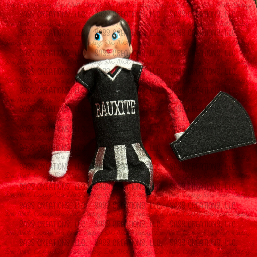 Bauxite Cheerleader Elf Costume (Costume ONLY)