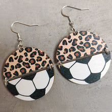 Load image into Gallery viewer, *RTS* Wooden Sports Earrings
