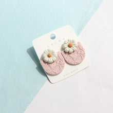 Load image into Gallery viewer, *RTS* Daisy Pastel Drop Studs
