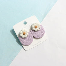 Load image into Gallery viewer, *RTS* Daisy Pastel Drop Studs
