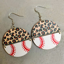 Load image into Gallery viewer, *RTS* Wooden Sports Earrings
