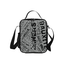 Load image into Gallery viewer, Bauxite WordArt Crossbody Lunch Bag
