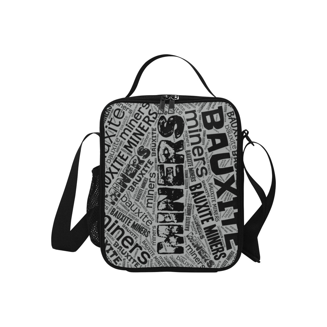 Bauxite WordArt Crossbody Lunch Bag