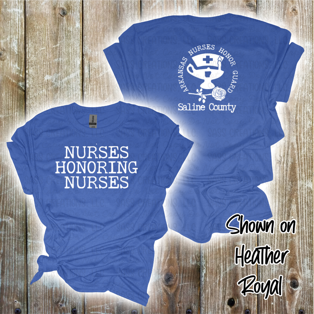 Saline County Nurses Honor Guard Short Sleeve T-Shirt