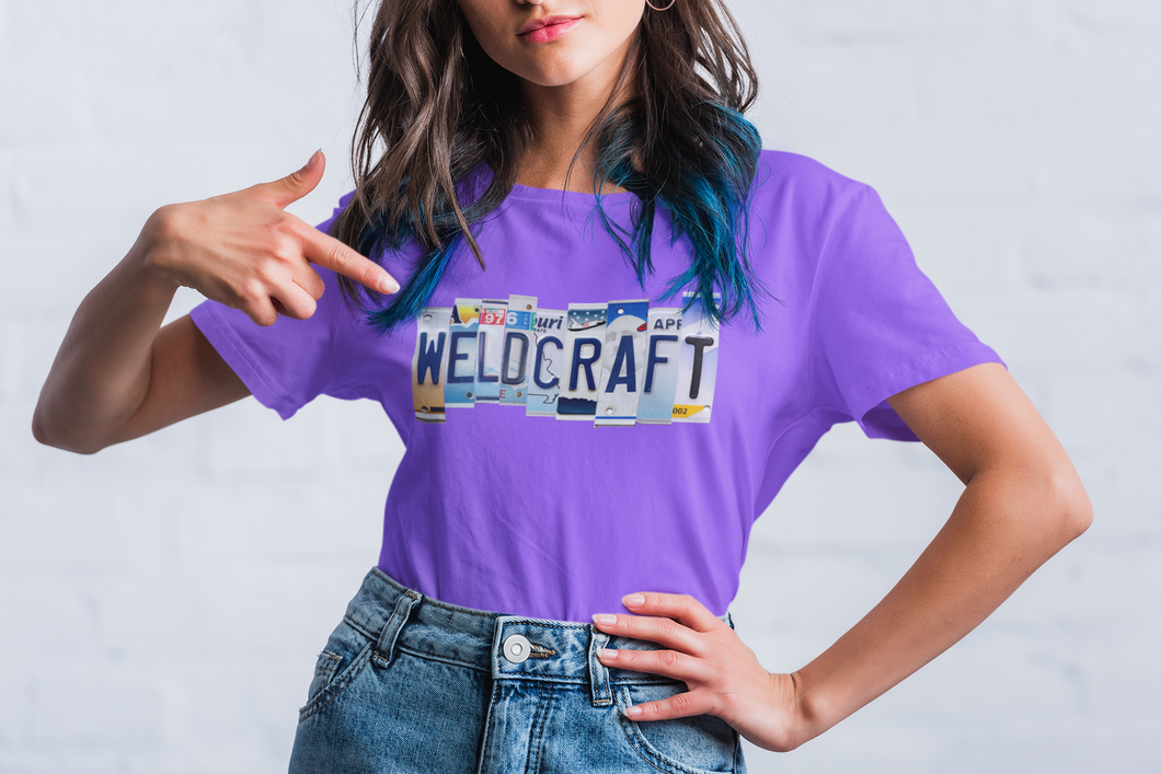 Weld-Craft License Plate TShirt